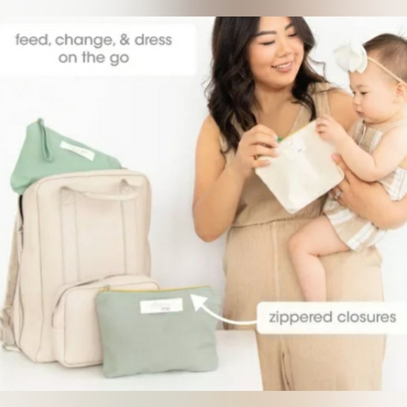 Recycled Cotton Canvas 3-Pc Pouch Set - New - Picture 12 of 12